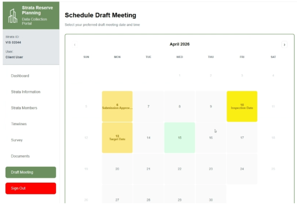 Strata Reserve Planning (SRP) screenshot 1