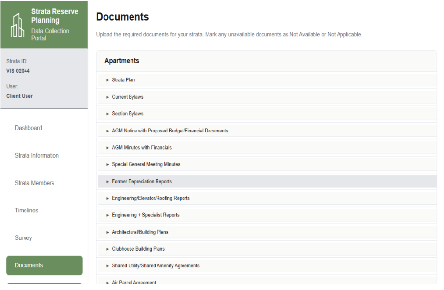 Strata Reserve Planning (SRP) screenshot 3